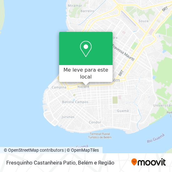 Fresquinho Castanheira Patio mapa