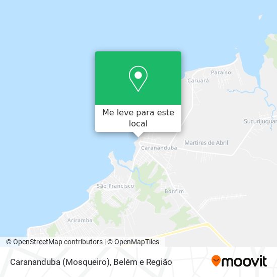 Carananduba (Mosqueiro) mapa