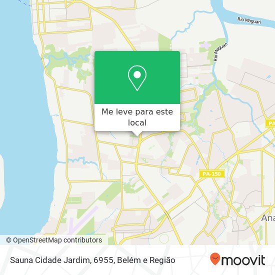 Sauna Cidade Jardim, 6955 mapa