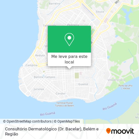 Consultório Dermatológico (Dr. Bacelar) mapa