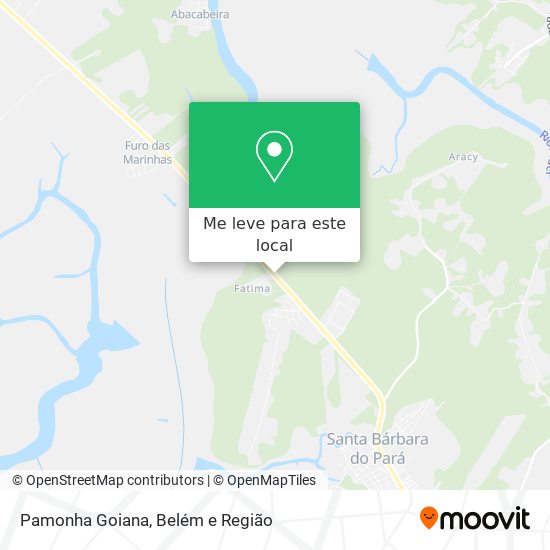 Pamonha Goiana mapa