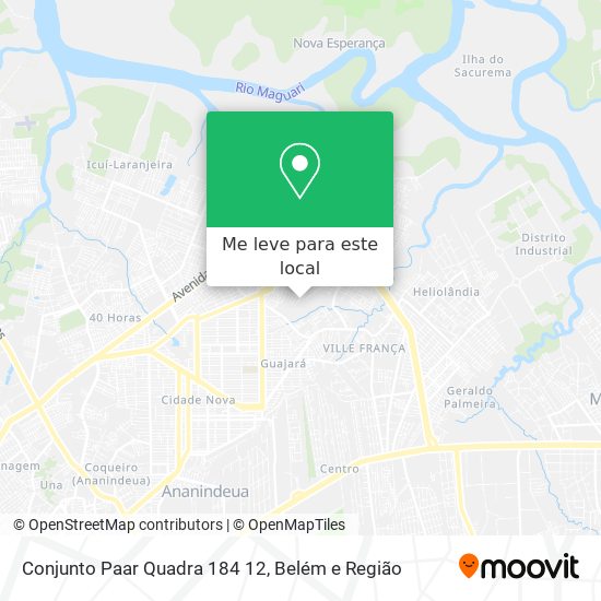 Conjunto Paar Quadra 184 12 mapa