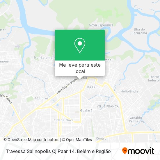 Travessa Salinopolis Cj Paar 14 mapa