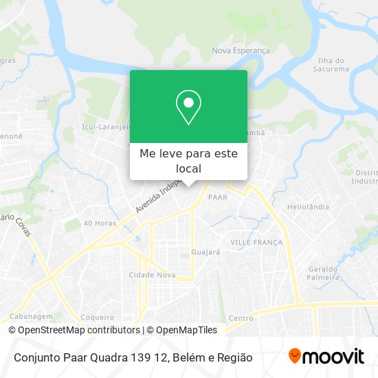 Conjunto Paar Quadra 139 12 mapa