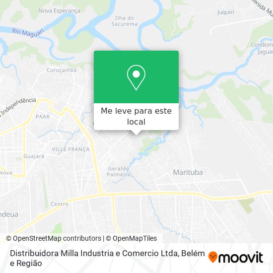 Distribuidora Milla Industria e Comercio Ltda mapa