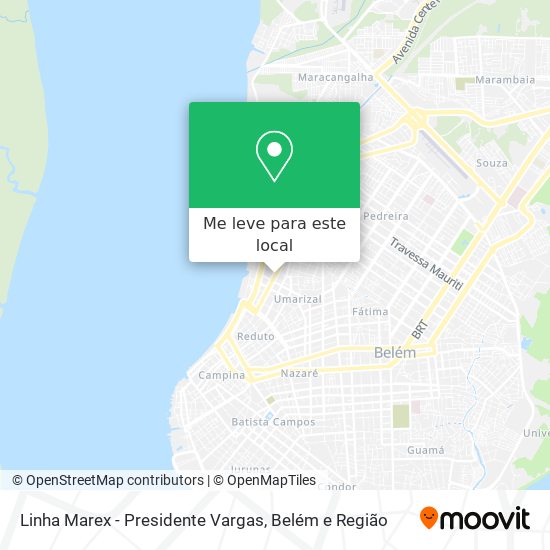 Linha Marex - Presidente Vargas mapa