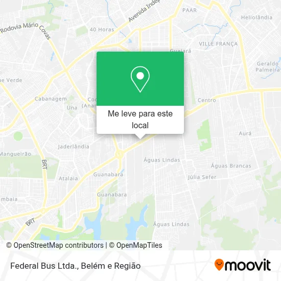 Federal Bus Ltda. mapa