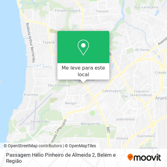 Passagem Hélio Pinheiro de Almeida 2 mapa