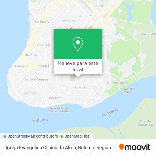Igreja Evangélica Clínica da Alma mapa