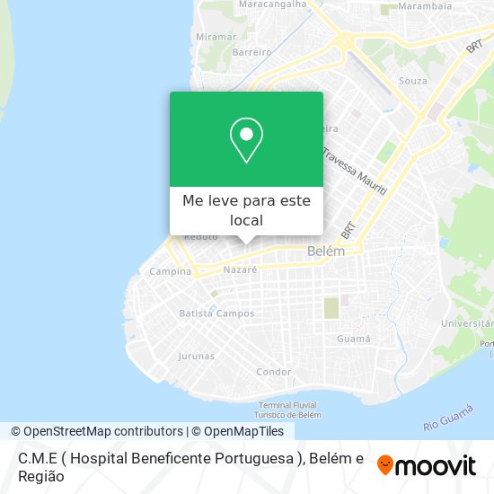 C.M.E ( Hospital Beneficente Portuguesa ) mapa