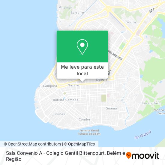 Sala Convenio A - Colegio Gentil Bittencourt mapa