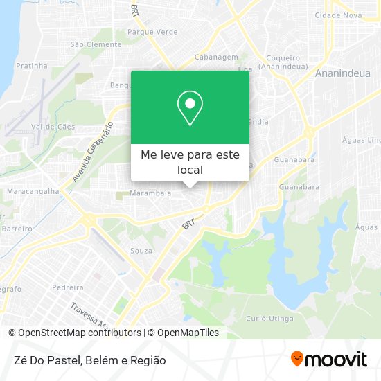 Zé Do Pastel mapa