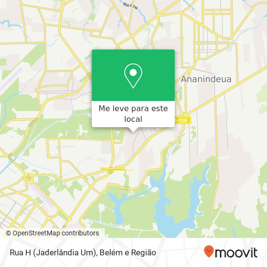 Rua H (Jaderlândia Um) mapa