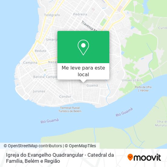 Igreja do Evangelho Quadrangular - Catedral da Família mapa