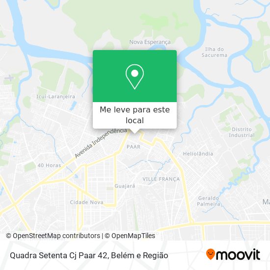 Quadra Setenta Cj Paar 42 mapa