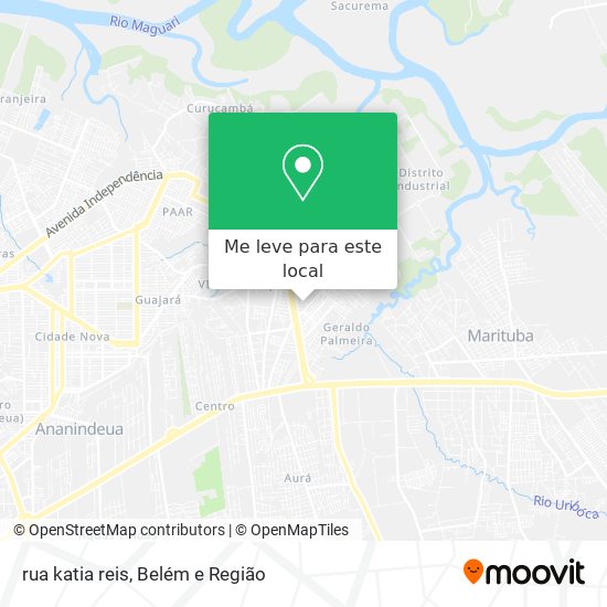 rua katia reis mapa