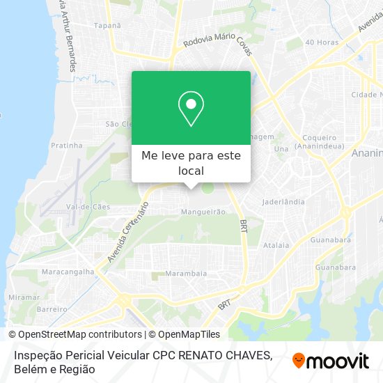 Inspeção Pericial Veicular CPC RENATO CHAVES mapa
