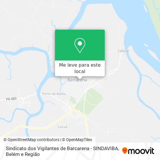 Sindicato dos Vigilantes de Barcarena - SINDAVIBA mapa