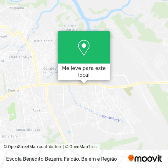 Escola Benedito Bezerra Falcão mapa