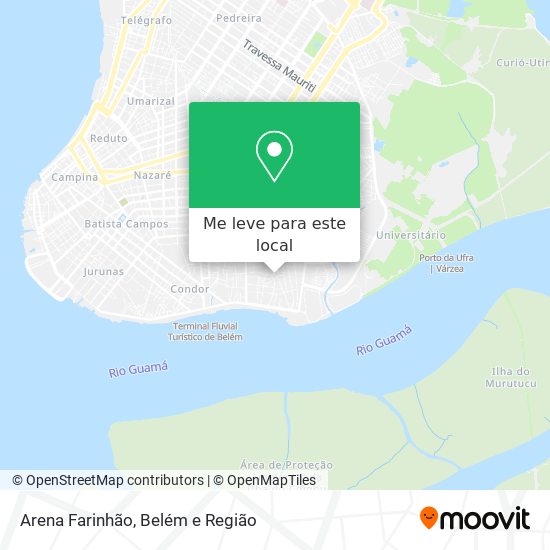 Arena Farinhão mapa