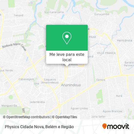 Physics Cidade Nova mapa