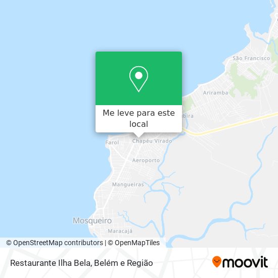 Restaurante Ilha Bela mapa