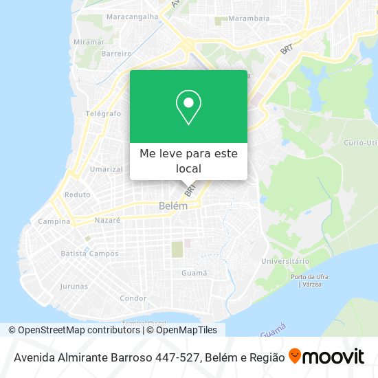 Avenida Almirante Barroso 447-527 mapa
