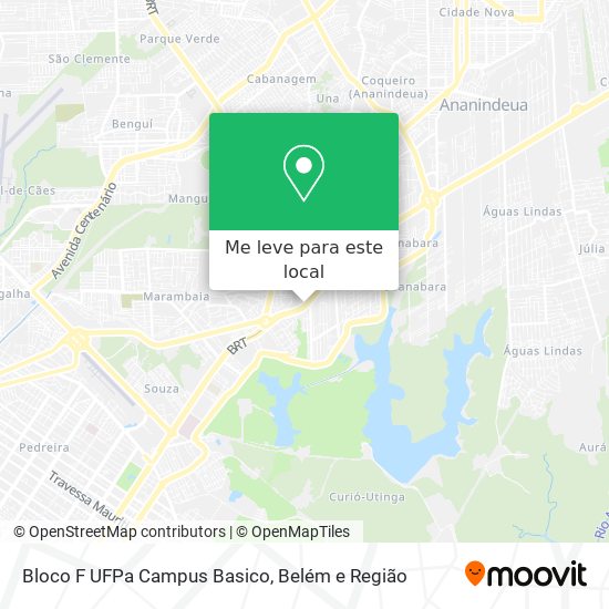Bloco F
UFPa Campus Basico mapa