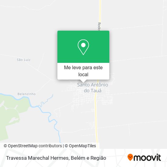 Travessa Marechal Hermes mapa