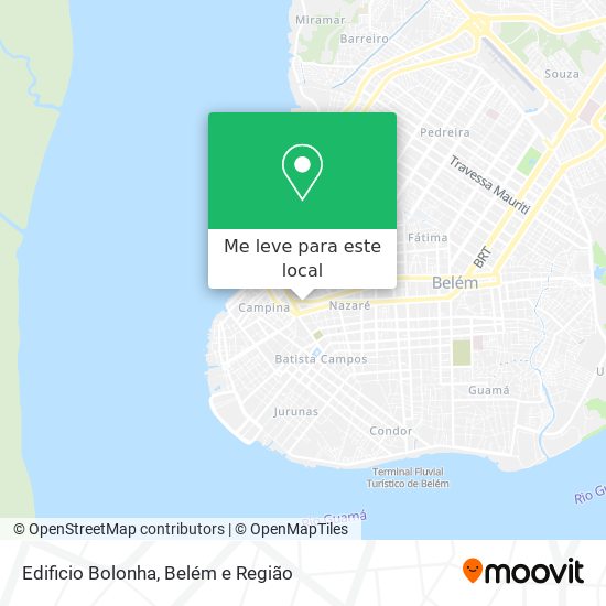 Edificio Bolonha mapa