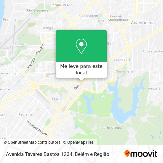 Avenida Tavares Bastos 1234 mapa