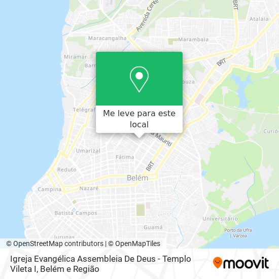 Igreja Evangélica Assembleia De Deus - Templo Vileta I mapa