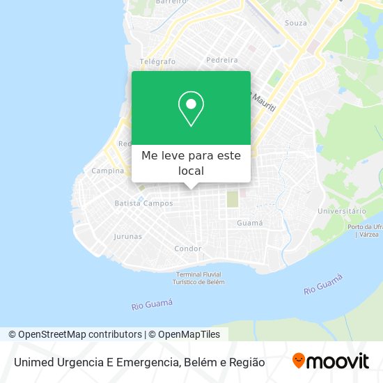 Unimed Urgencia E Emergencia mapa