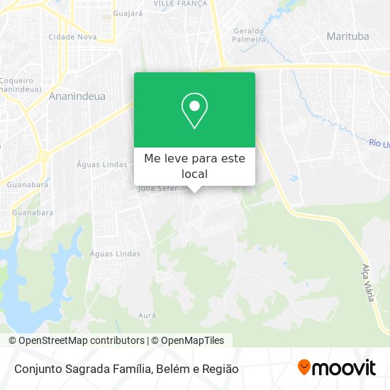 Conjunto Sagrada Família mapa