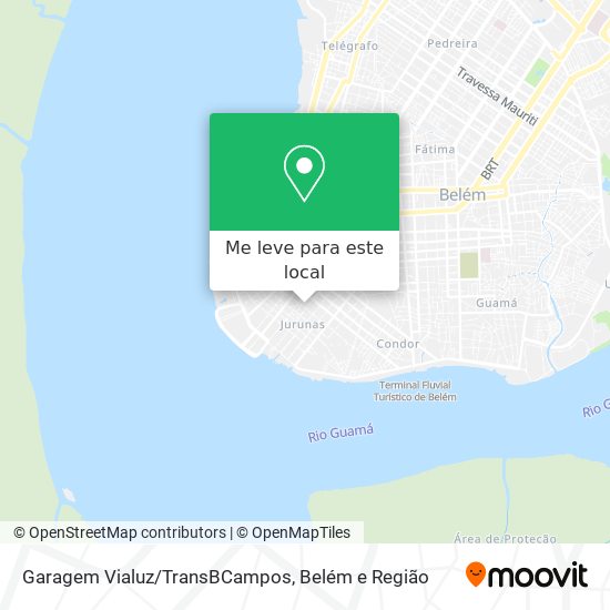 Garagem Vialuz/TransBCampos mapa