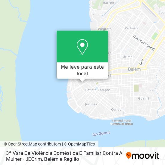 3ª Vara De Violência Doméstica E Familiar Contra A Mulher - JECrim mapa