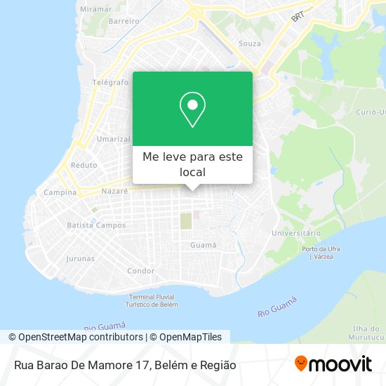 Rua Barao De Mamore 17 mapa