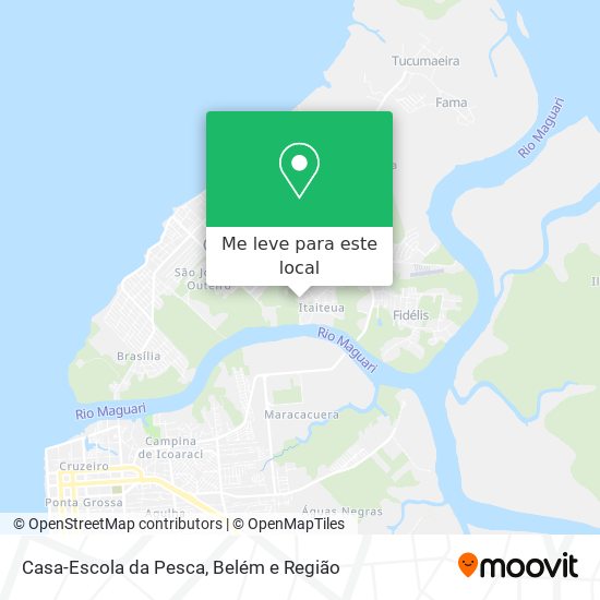 Casa-Escola da Pesca mapa