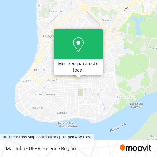 Marituba - UFPA mapa