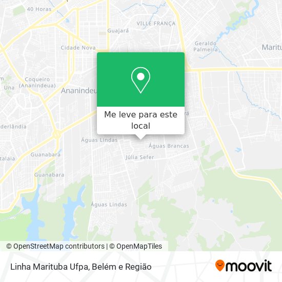 Linha Marituba Ufpa mapa