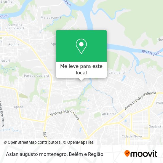 Aslan augusto montenegro mapa