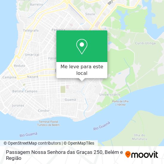 Passagem Nossa Senhora das Graças 250 mapa