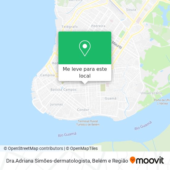 Dra.Adriana Simões-dermatologista mapa