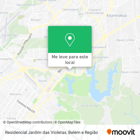 Residencial Jardim das Violetas mapa