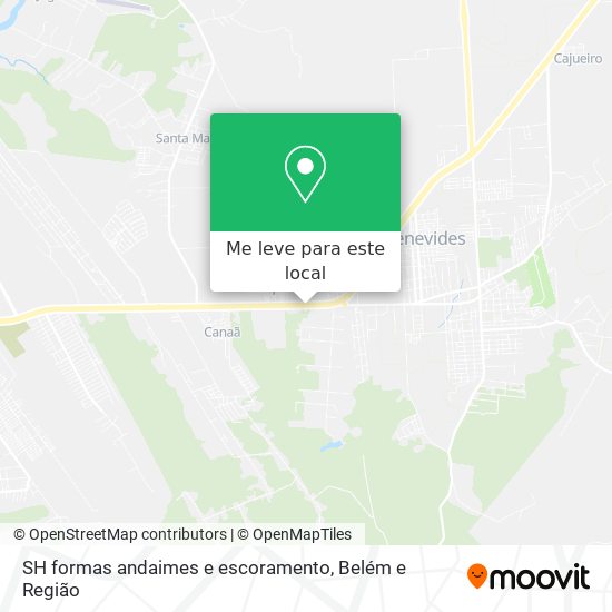 SH formas andaimes e escoramento mapa