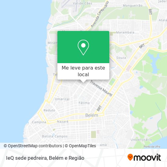 IeQ sede pedreira mapa