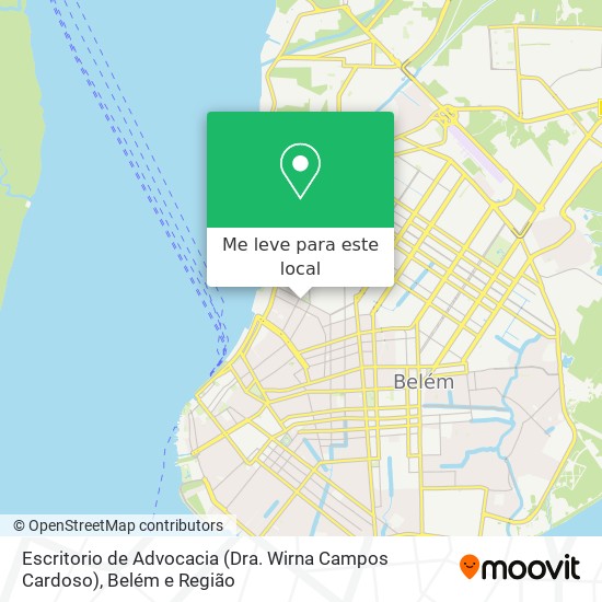 Escritorio de Advocacia (Dra. Wirna Campos Cardoso) mapa