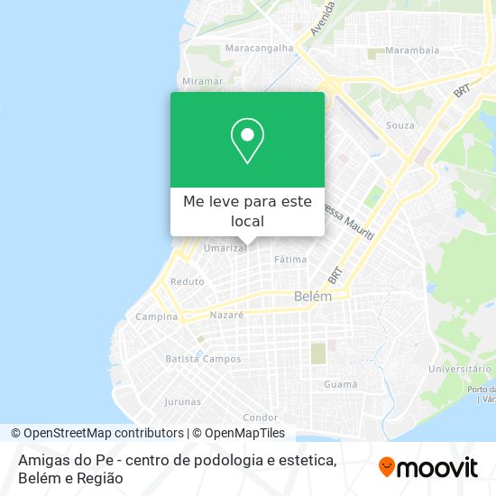 Amigas do Pe - centro de podologia e estetica mapa