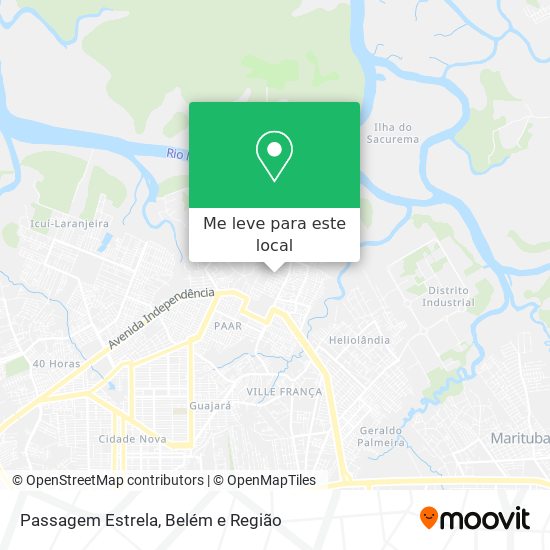 Passagem Estrela mapa