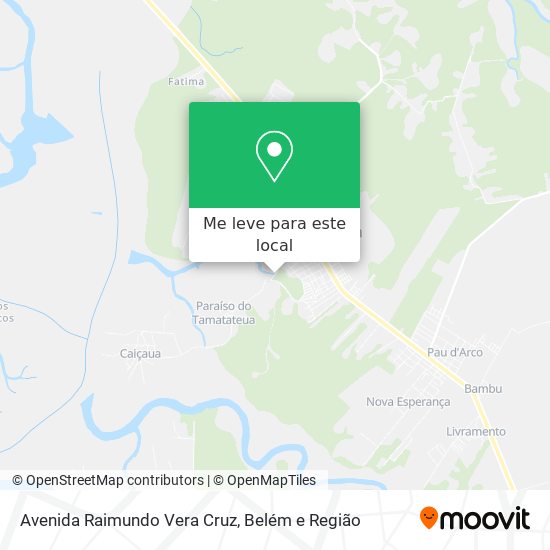 Avenida Raimundo Vera Cruz mapa
